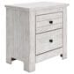 Ashley Makidern 4 Piece Full Storage Bedroom Set with Four Drawers in Whitewash, , large