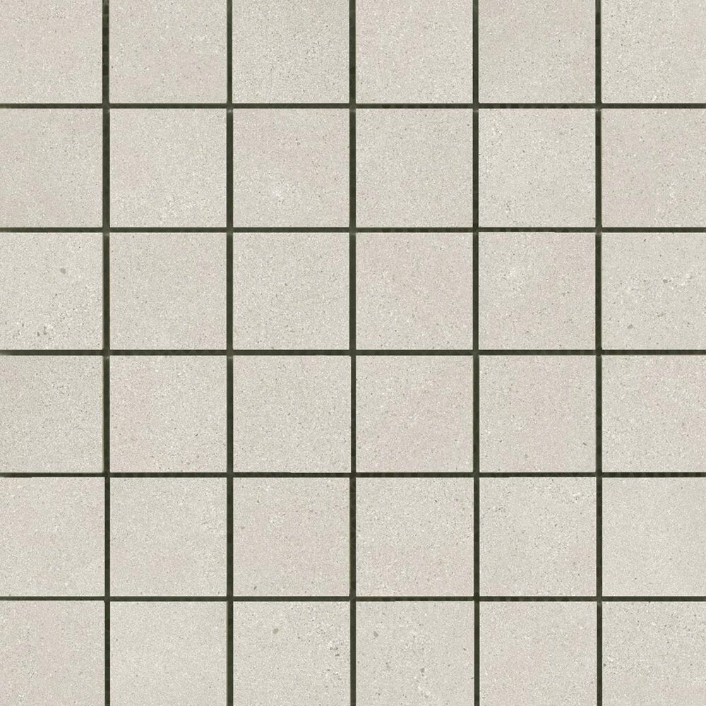 Emser Alpha Ivory 13" x 13" Ceramic Mosaic Sheet, , large