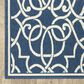Oriental Weavers Meridian 2205B 2"3" x 7"6" Navy Runner, , large
