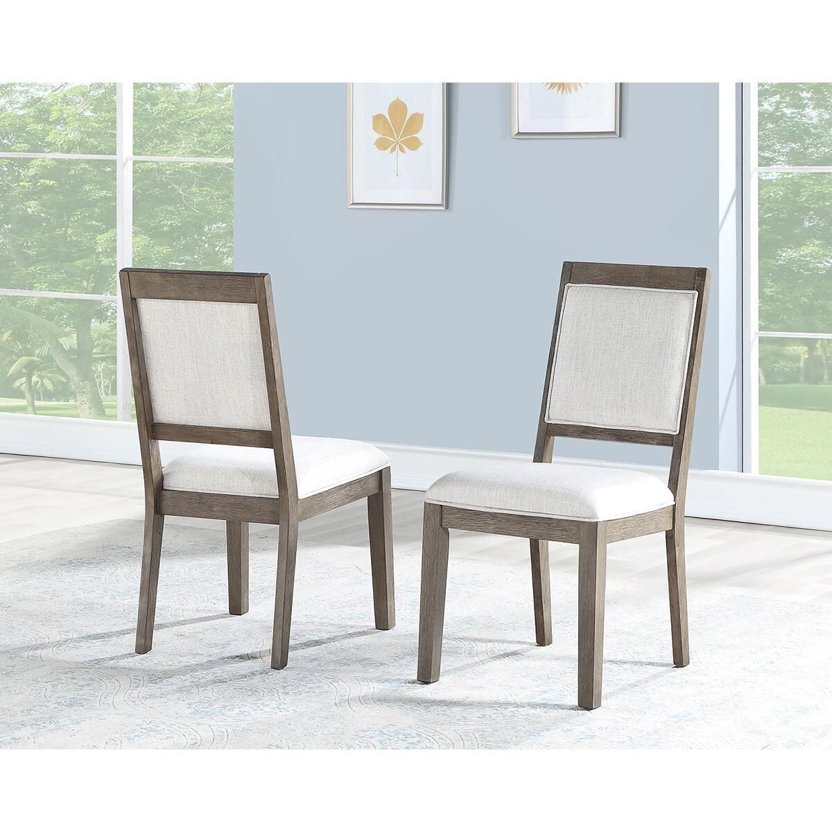 Crystal City Molly Side Chair in Grey Washed Nebraska Furniture Mart