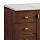 James Martin Vanities Amberly 48" Single Bathroom Vanity in Mid-Century Walnut with 3 cm Lime Delight Quartz Top and Rectangular Sink, , large