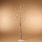 The Gerson Company Everlasting Glow 6" Electric Birch Tree with 88 Warm White LED Lights, , large