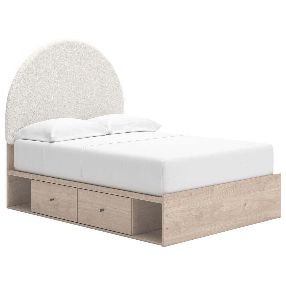 Ashley Arloster Full Storage Bed with Four Drawer in Tan, , large