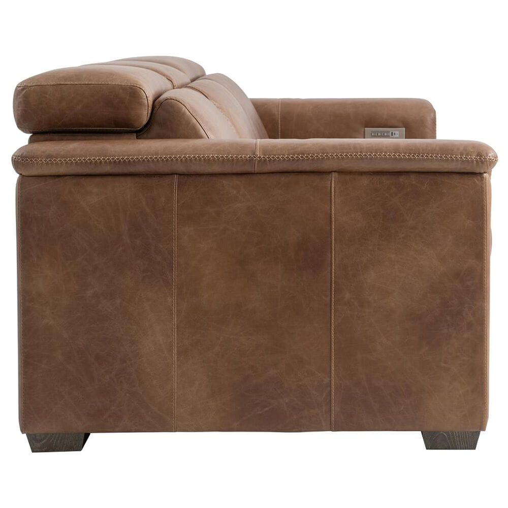 Bernhardt Lioni Power Reclining Sofa with Power Headrest in Brown, , large
