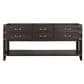 Lexora Home Norwalk 72" Double Bathroom Vanity in Brown Oak with White Quartz Top and Rectangular Sinks, , large