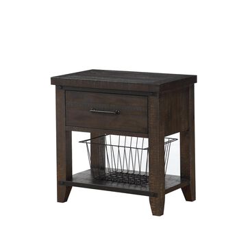 Frankfurt Furniture Montana Nightstand in Weathered Pine, , large