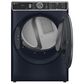 GE Appliances Front Load Washer and Electric Dryer with Pedestal in Black, , large