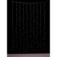 Twinkly 210L 5MM Matt+Clear Flat RGBW lens light curtain, 10 drops of 10 lamps, 5 ft. wide, 7 ft. long, 4 in. lamp spacing, Transparent wire, BT+WiFi, Gen II, IP44, , large