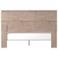 Ashley Senniberg King Panel Bed in Light Brown and White, , large