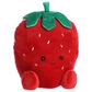 Aurora 13" Juicy Strawberry Stuffed Animal in Vibrant Red and Green, , large