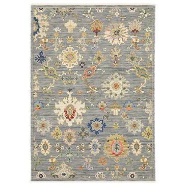 Oriental Weavers Lucca Flower Garden 2" x 3" Grey Area Rug, , large