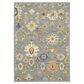 Oriental Weavers Lucca Flower Garden 2" x 3" Grey Area Rug, , large