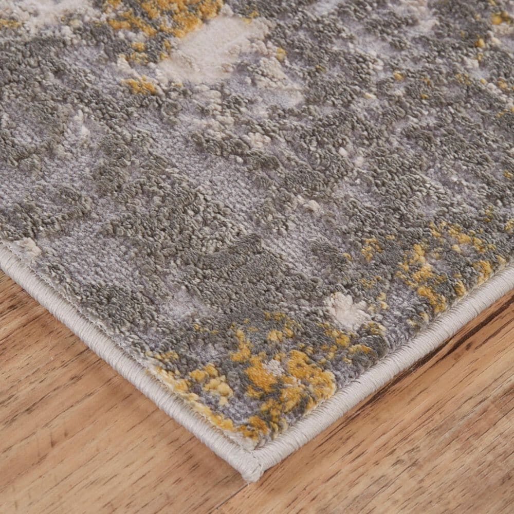 Feizy Waldor Gold and Sterling 6&#39;7&quot; x 9&#39;6&quot; Area Rug, , large
