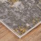Feizy Waldor Gold and Sterling 6"7" x 9"6" Area Rug, , large