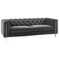 Steve Silver Charlene Stationary Sofa in Gray Velvet, , large