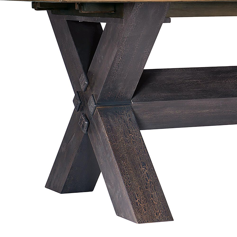 Hooker Furniture Big Sky 7-Piece Rectangular Dining Set in Charred Timber and Vintage Natural, , large