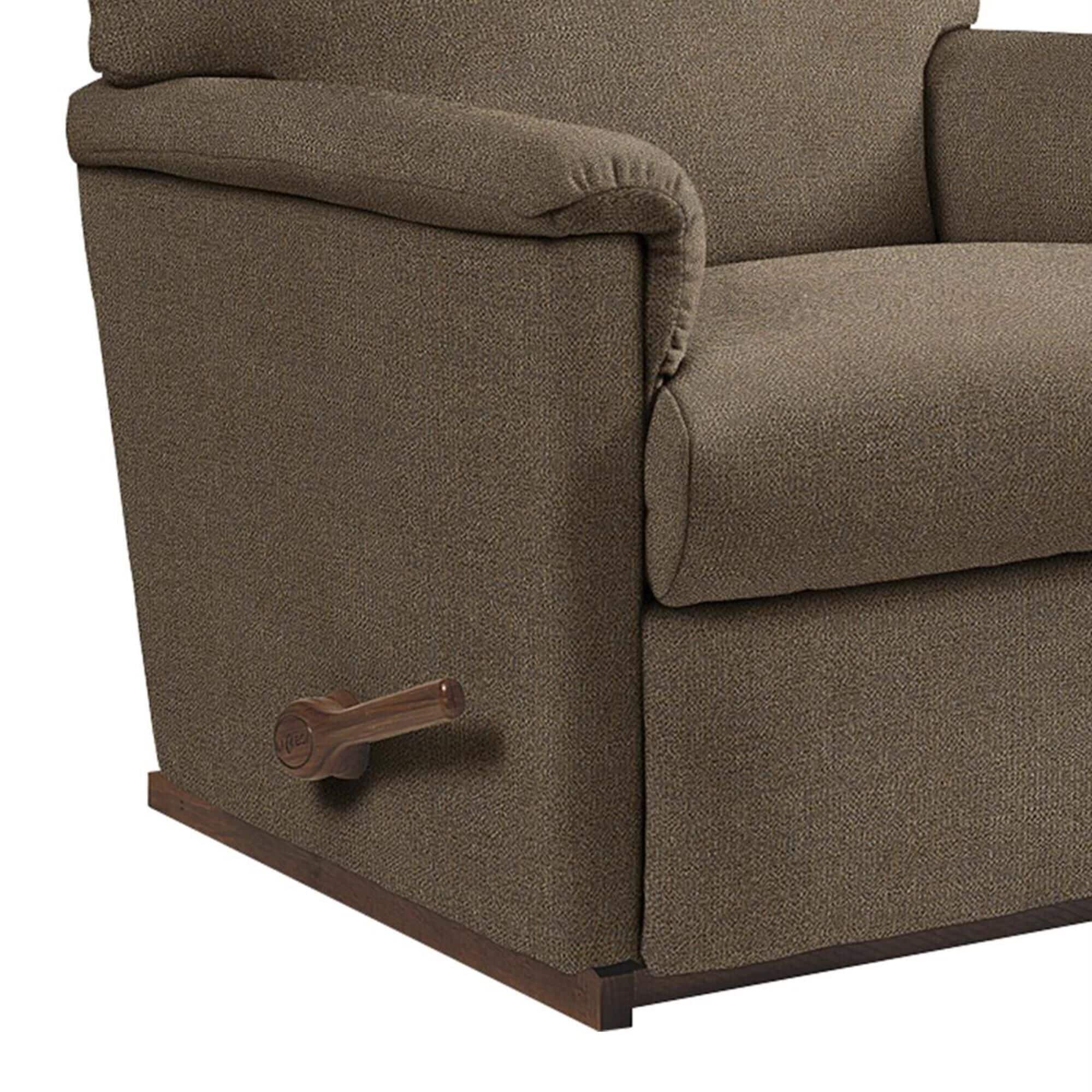 La Z Boy Collage Contemporary Rocker Recliner in Coffee NFM