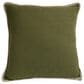 20" x 20" Throw Pillow with Stitch Piping in Green, , large