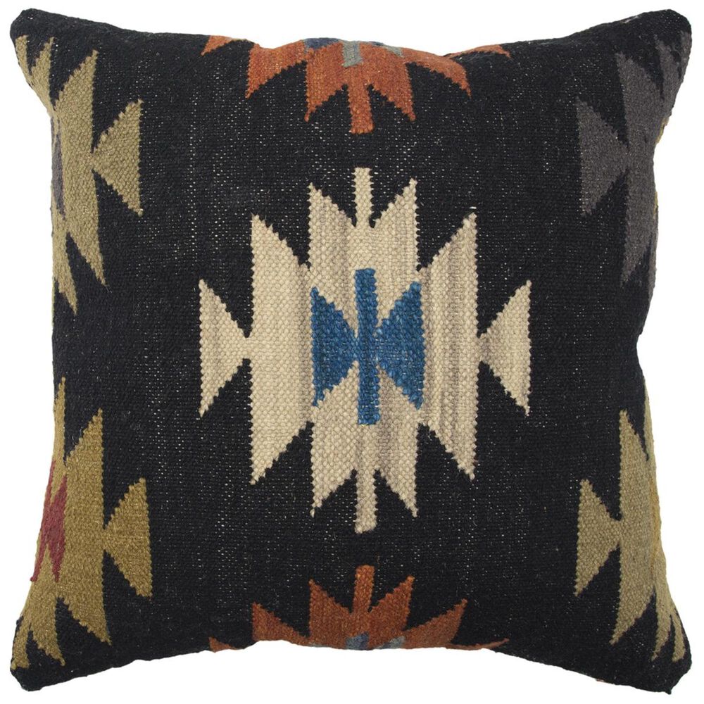 Rizzy Home 20" x 20" Pillow Cover in Black Patchwork, , large