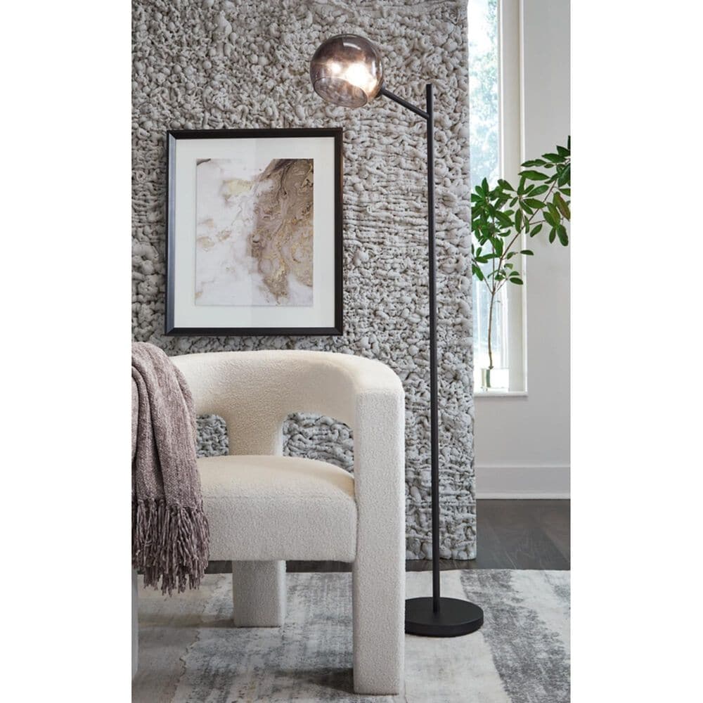 Ashley Abanson Metal Floor Lamp, , large