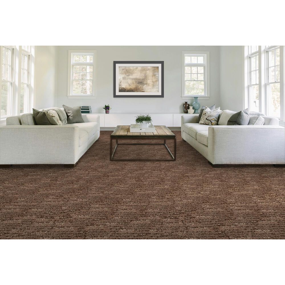 Mohawk Sculptured Touch II Carpet in Mahogany Stain, , large
