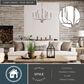 Vaxcel Harris 9-Light Chandelier in Satin Nickel, , large
