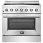 Forno Galiano 36" Freestanding Electric Range in Stainless Steel, , large