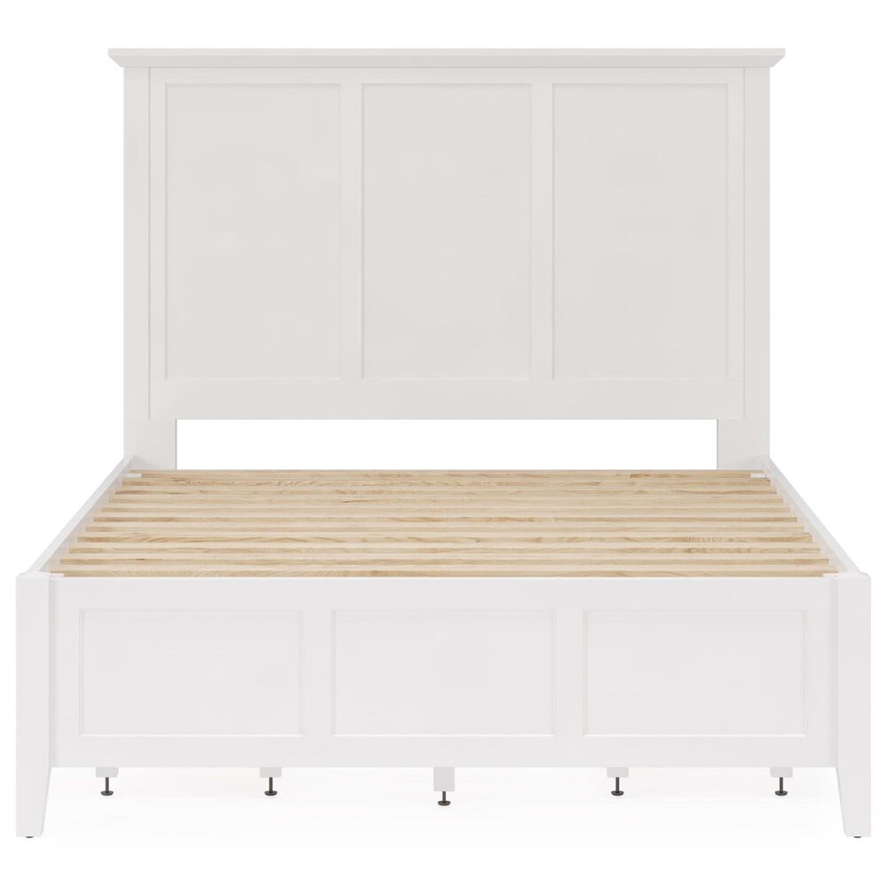 Urban Home Grace Queen 4-Drawer Platform Storage Bed in Snowfall White and Black, , large