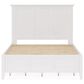 Urban Home Grace Queen 4-Drawer Platform Storage Bed in Snowfall White and Black, , large