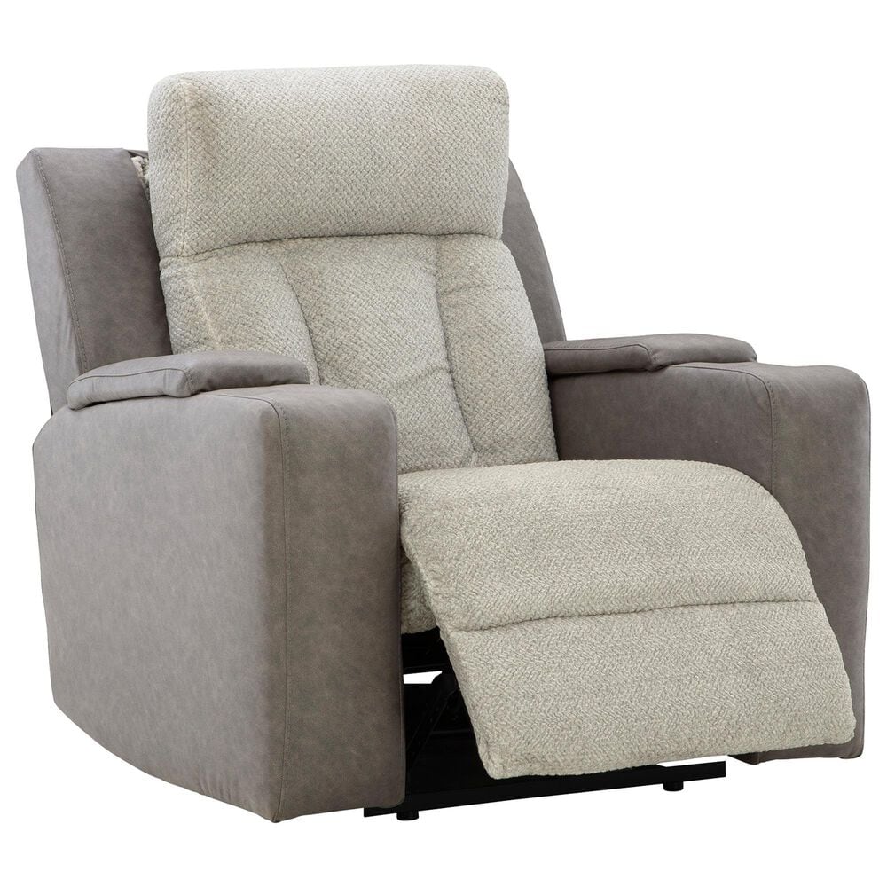 Ashley WhipLash Power Recliner with Adjustable Headrest in Sisal, , large
