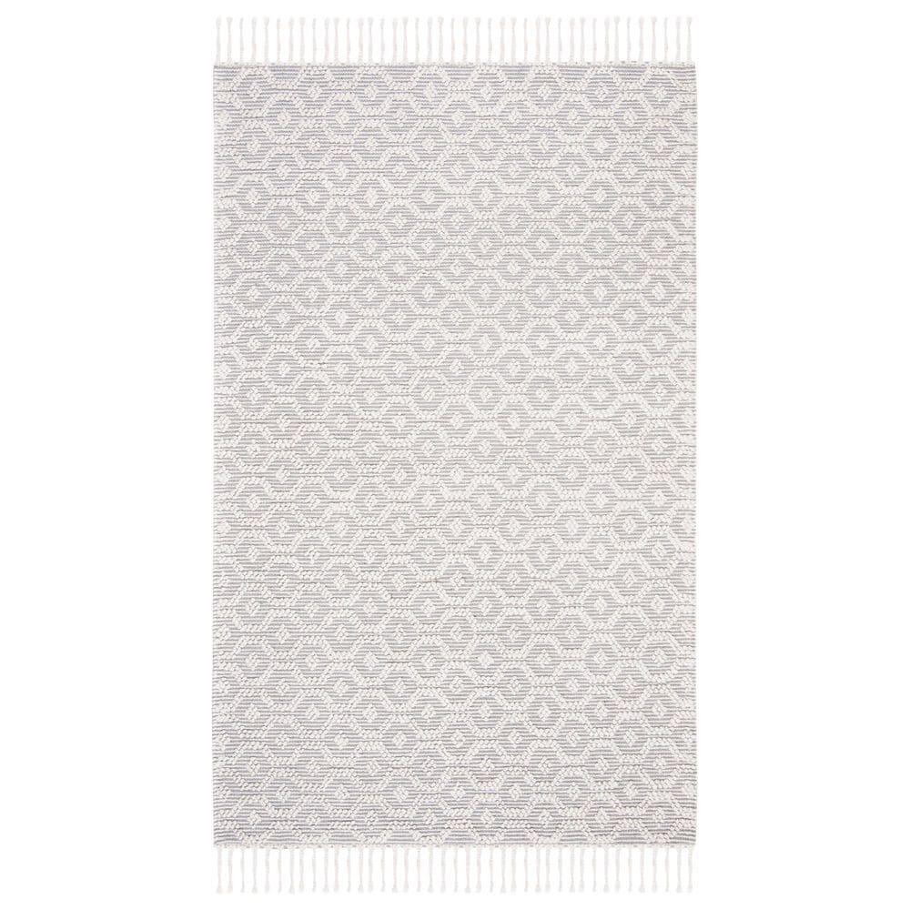 Safavieh Natura NAT318F 5" x 8" Grey Area Rug, , large