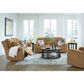Ashley Kanlow Manual Reclining Loveseat in Honey, , large