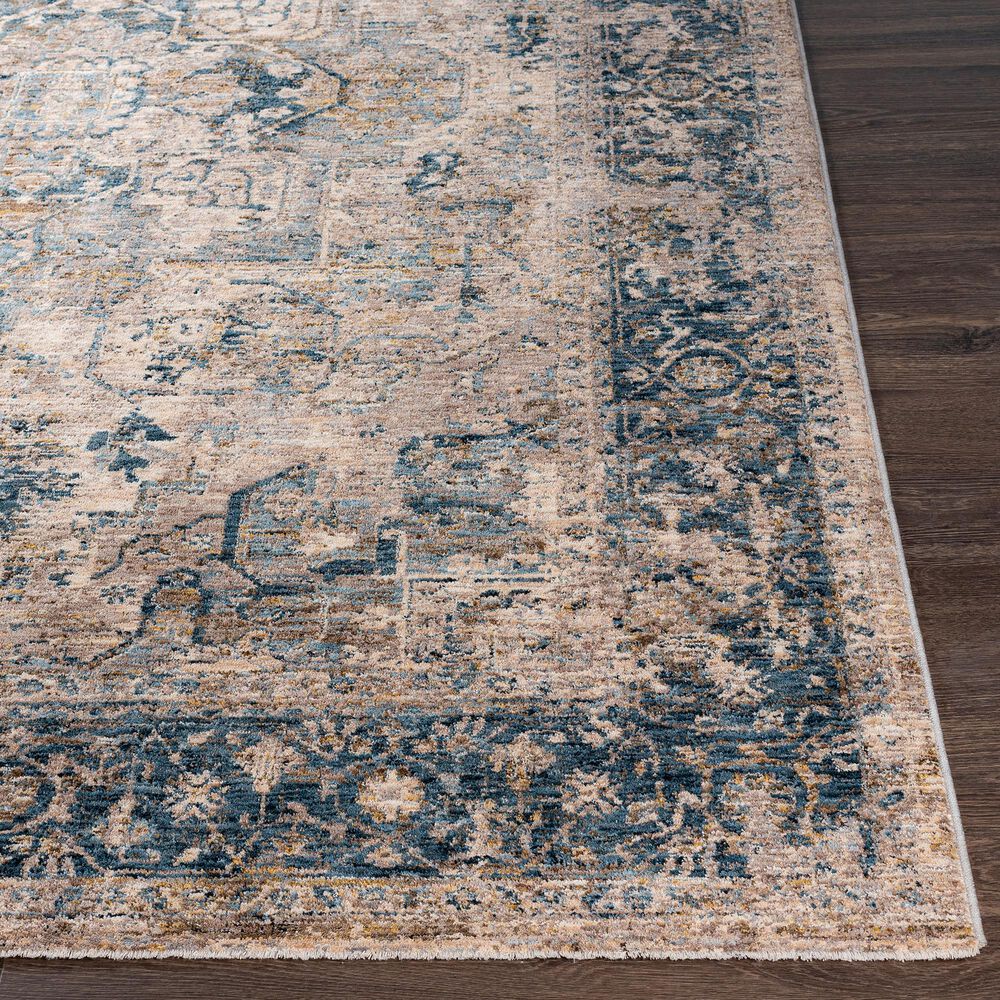 Surya Mirabel 7&#39;10&quot; x 10&#39;3&quot; Teal, Aqua, Mustard, Taupe, Gray and Beige Area Rug, , large