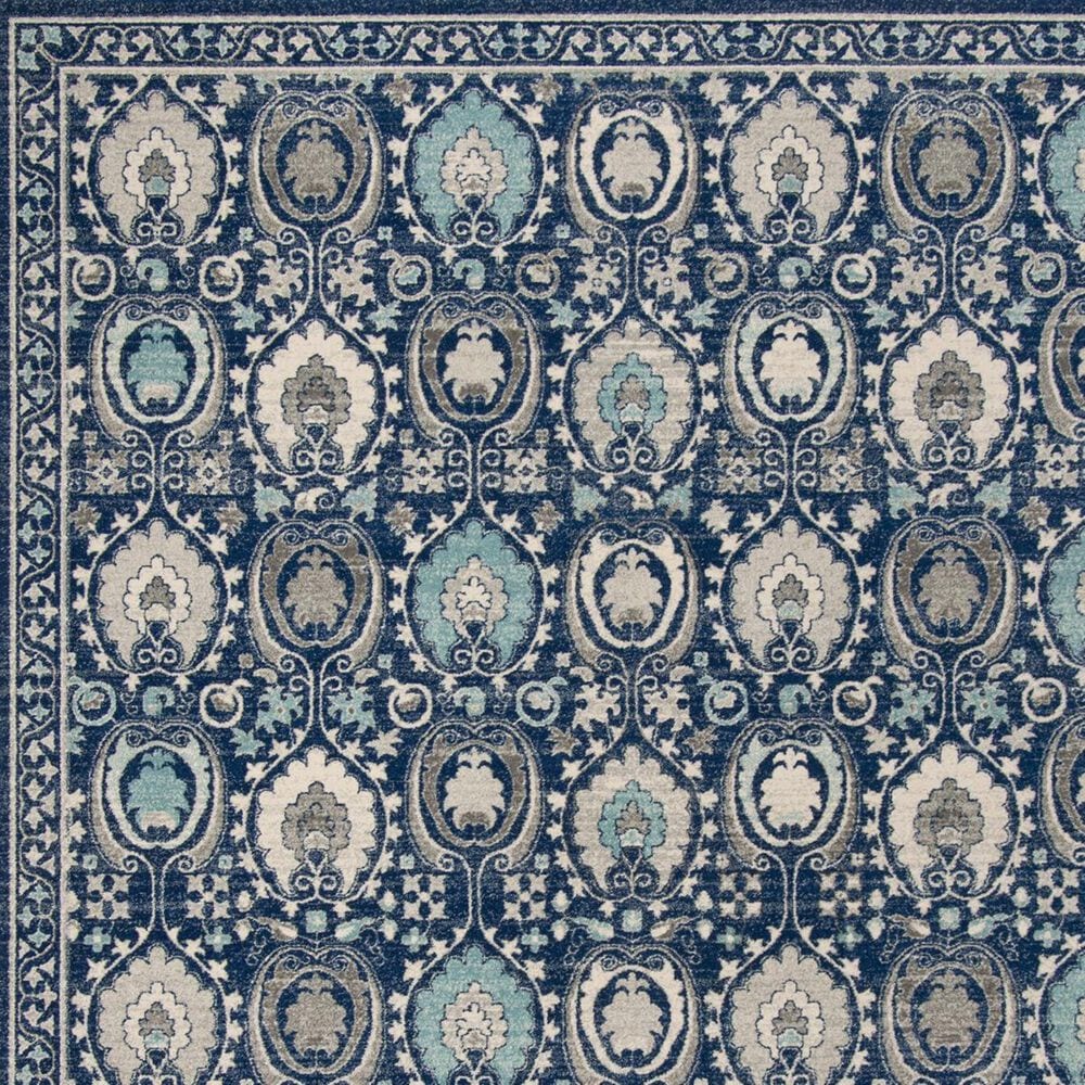 Safavieh Evoke EVK251C 2&#39;2&quot; x 4&#39; Blue and Ivory Scatter Rug, , large