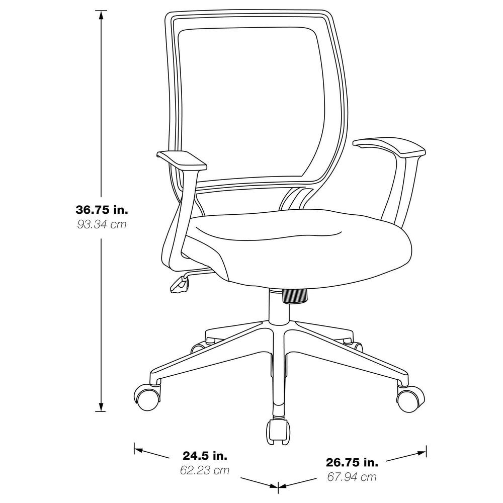 OSP Home Screen Back Task Chair in Fun Colors Green, , large