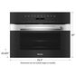 Miele PureLine 24" Compact Speed Smart Single Electric Wall Oven with Convection in Stainless Steel, , large