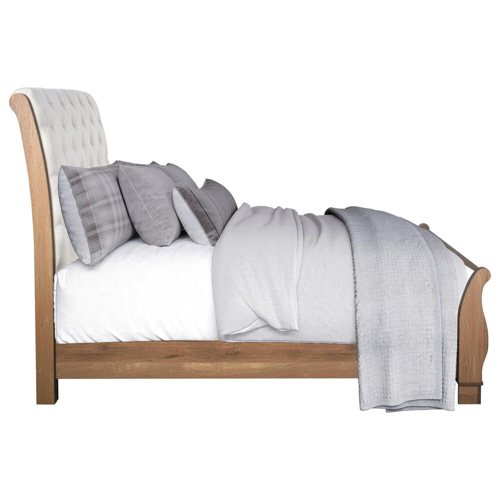 New Heritage Design Coventry Hall 3-Piece Queen Sleigh Bedroom Set in Pecan, , large