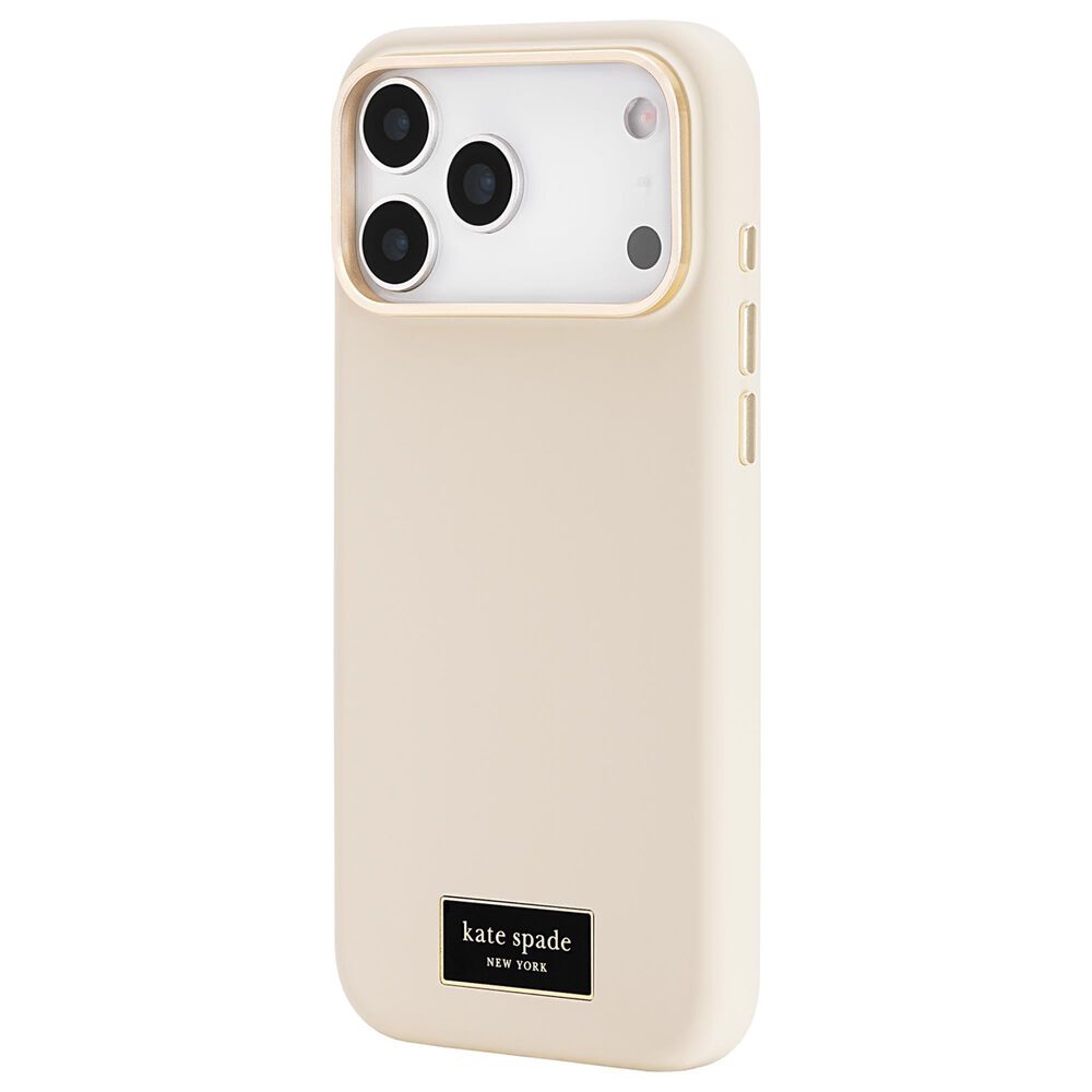 Kate Spade Silicone MagSafe Case for Apple iPhone 17 Pro Max in Icon Perfect Beige, , large