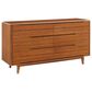 Natural Bamboo Furnishings Currant 4-Piece Queen Bedroom Set in Amber, , large