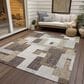 Dalyn Rug Company Portico PO3 Brown 8" x 10" Area Rug, , large