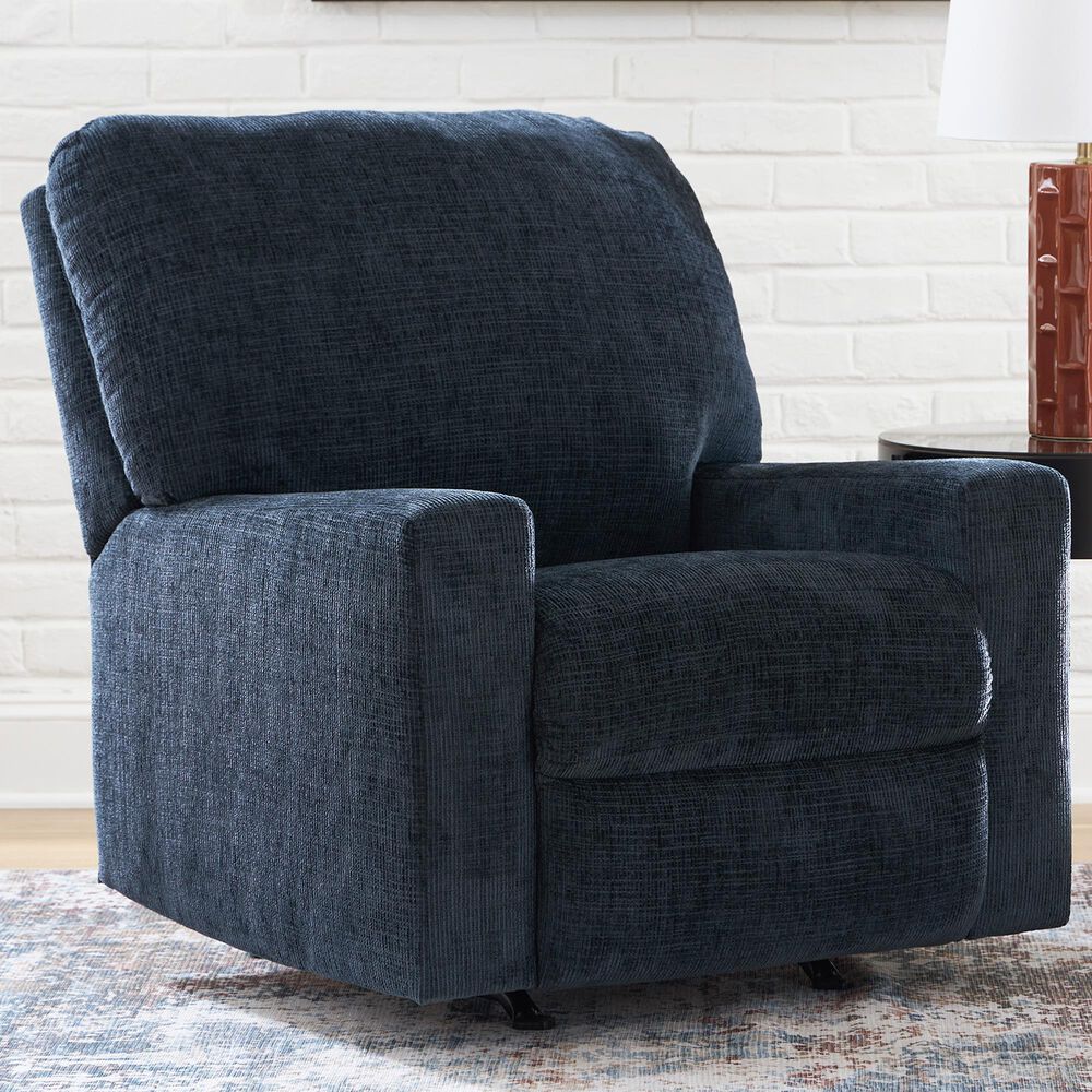 Ashley Aviemore Stationary Recliner in Ink, , large