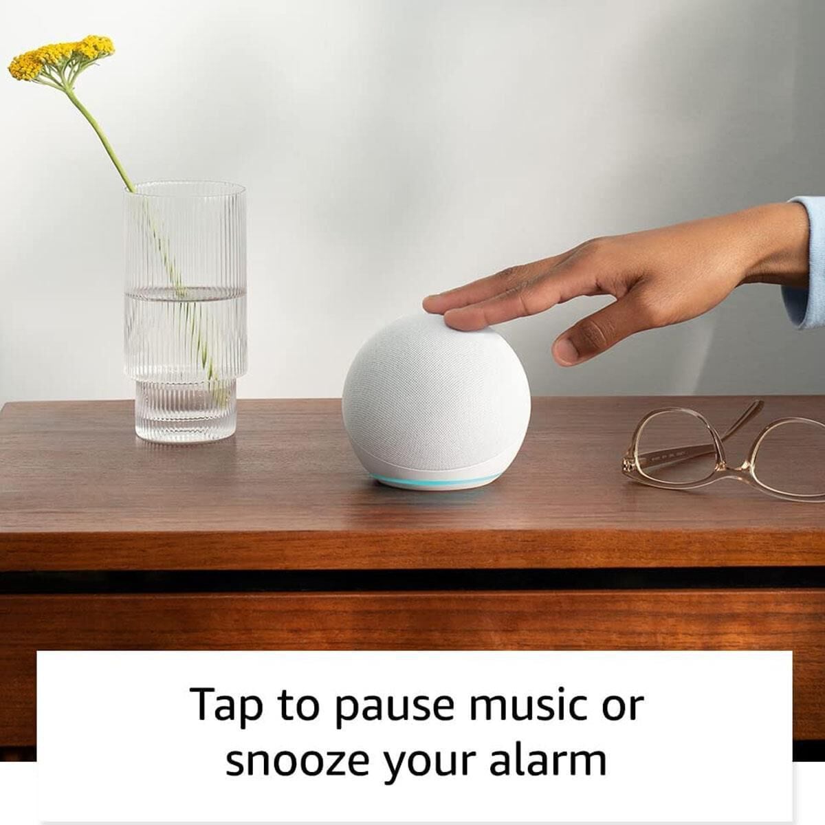 Amazon Echo Dot (5th Gen, 2022 release) in Deep Blue Sea
