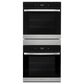 Whirlpool 24" Double Electric Wall Oven with Convection in Fingerprint Resistant Stainless Steel, , large