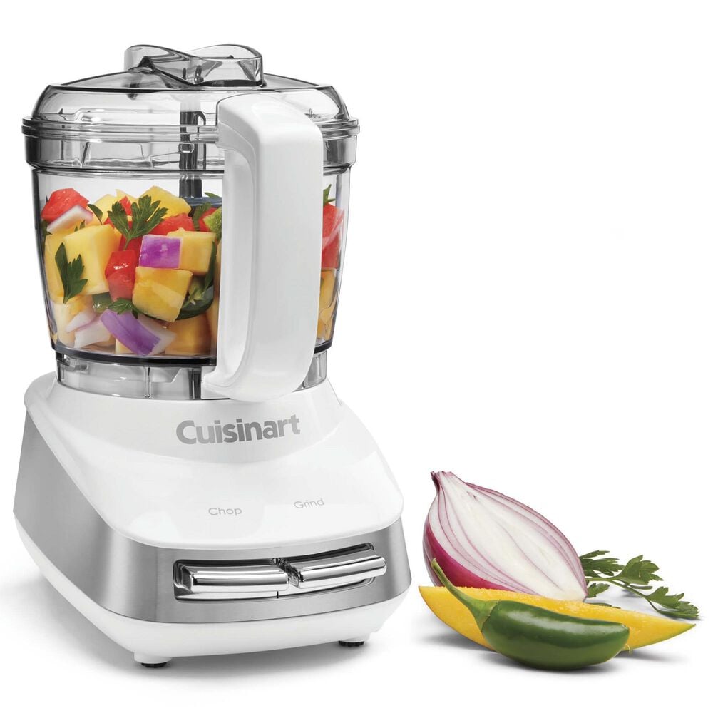 Cuisinart Core Custom 4-Cup Mini Chopper in White and Stainless Steel, , large