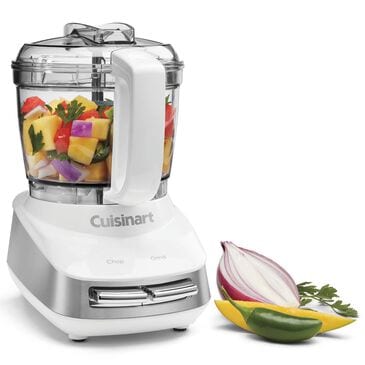 Cuisinart Core Custom 4-Cup Mini Chopper in White and Stainless Steel, , large