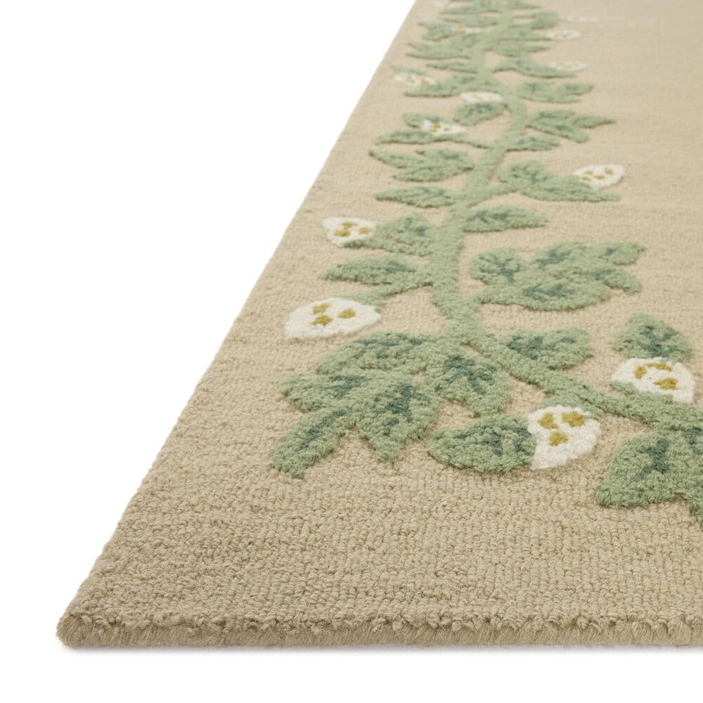 Rifle Paper Co. x Loloi Highgrove Nature Cream 7&#39;9&quot; x 9&#39;9&quot; Area Rug, , large