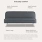 Lifestyle Solutions Toni Convertible Sofa in Charcoal, , large