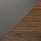 Lumisource Lombardi Desk Chair with Grey Cushion in Walnut and Black, , large
