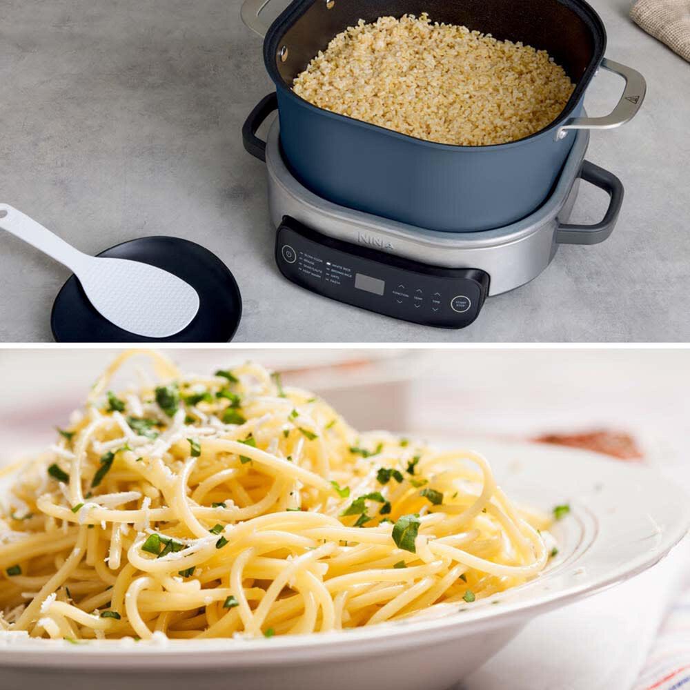 Ninja Foodi Everyday Possible Cooker Pro in Seasalt Grey and Stainless Steel, , large