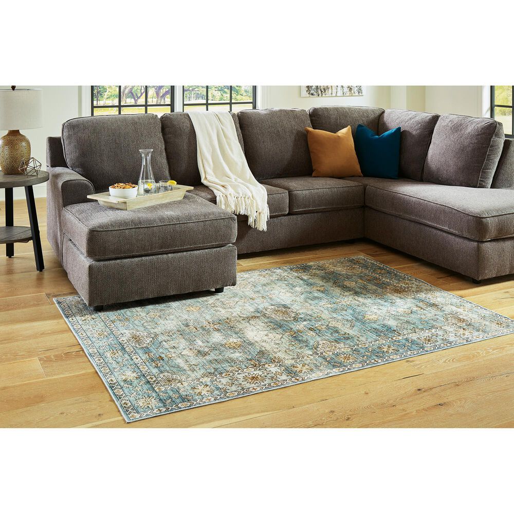 Ashley Harwins 5&#39;1&quot; x 7&#39; Multicolor Area Rug, , large